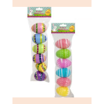 Easter Hunt Eggs - Large Plastic Fillable 6 Piece